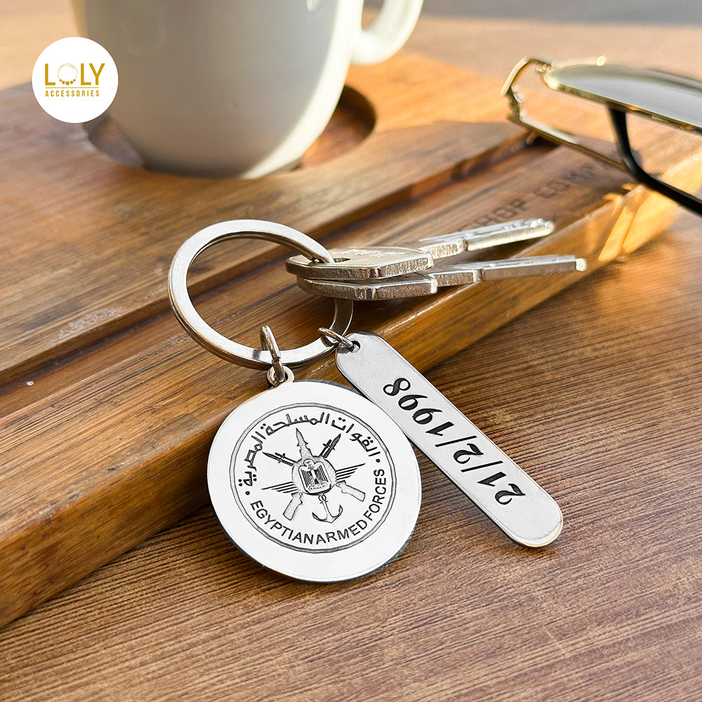 ️ ميدالية قطعتين دائرة وشكل بيضاوي