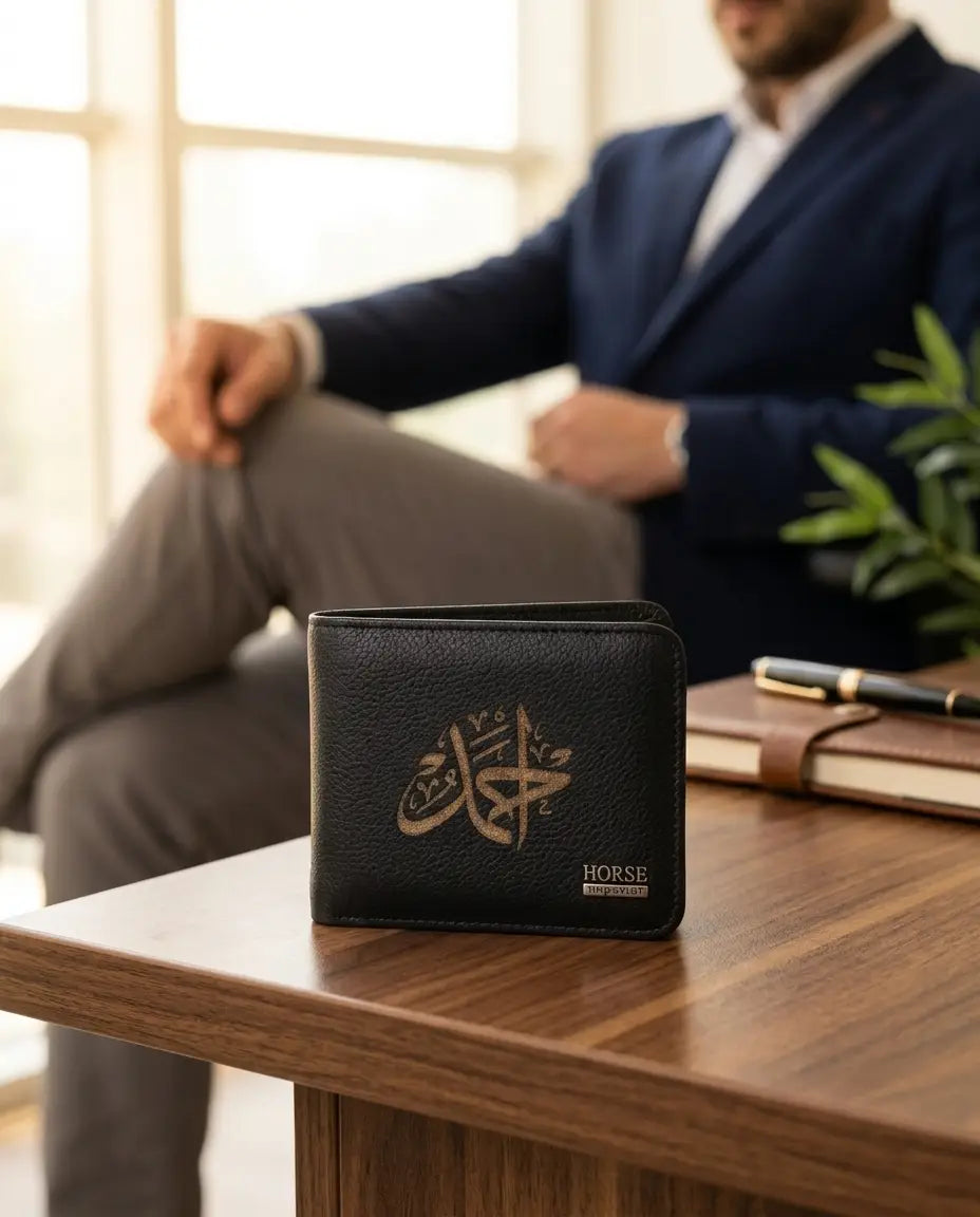 محفظة مع حفر اسم